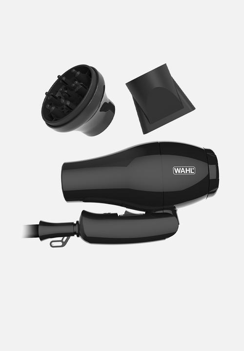 WAHL - Travel 1000w Foldable Dual-Voltage DC Hair Dryer with Diffuser