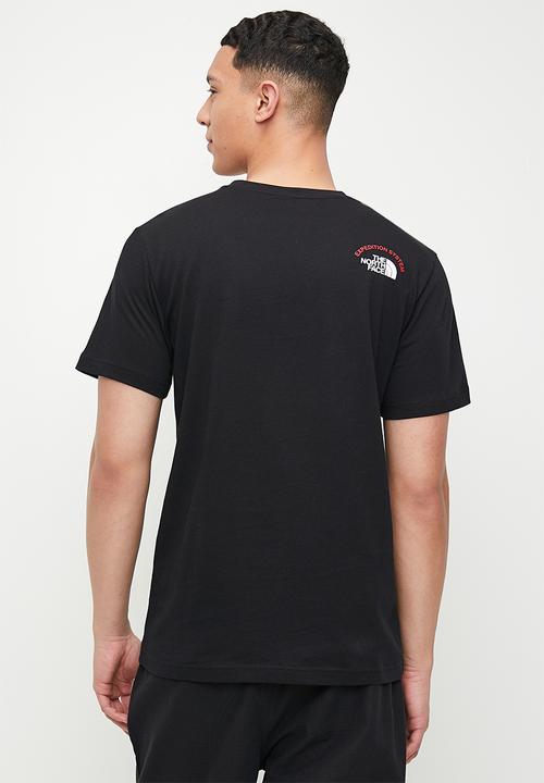 The North Face - M s/s tee expedition system graphic - tnf black