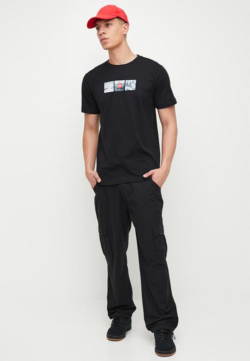 The North Face - M s/s tee expedition system graphic - tnf black