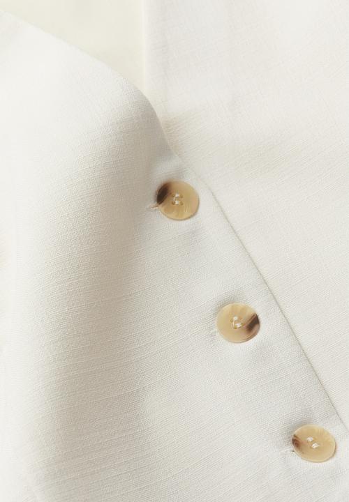 H&M - Suit waistcoat - white