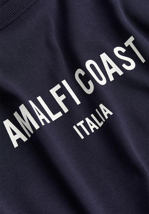 H&M - Fitted cotton T-shirt - blue