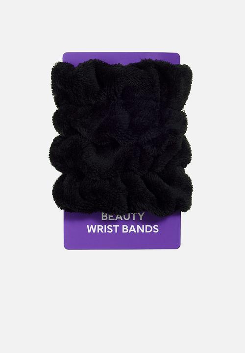 H&M - 2-Pack beauty wristbands - black