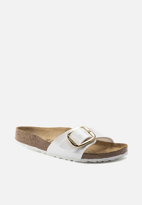 Birkenstock - Madrid big buckle narrow - patent white