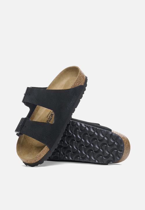 Birkenstock - Arizona suede narrow - black