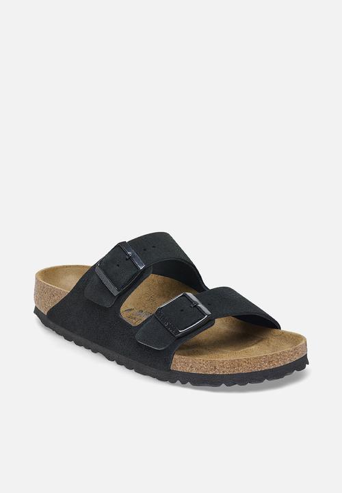 Birkenstock - Arizona suede narrow - black