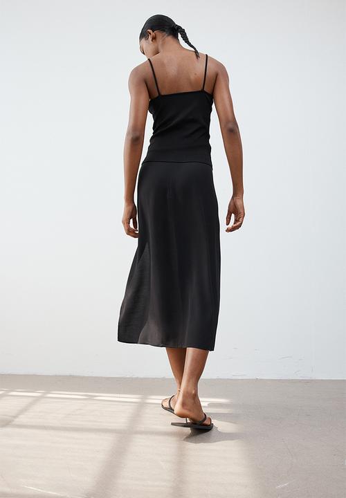 H&M - Crêpe skirt - black