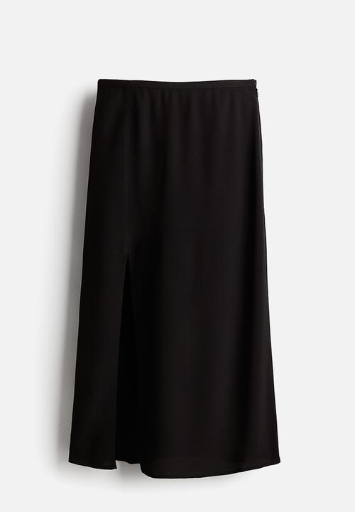 H&M - Crêpe skirt - black