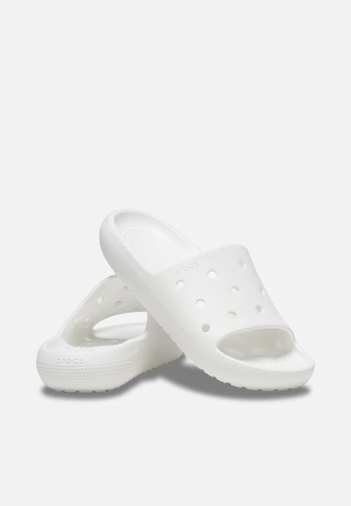 Crocs - Classic crocs slide sandal - white