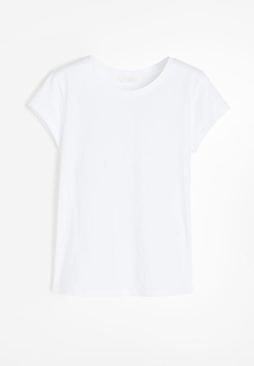 H&M - Cotton T-shirt - white