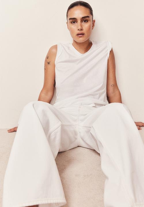 H&M - Cotton T-shirt - white