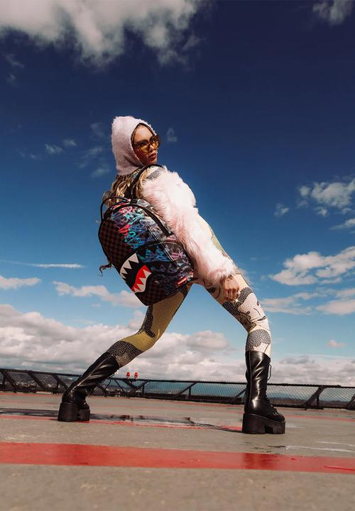 Sprayground - Sharks in stickers backpack - multi