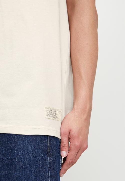 RVCA - Invisible man pocket tee - silver bleach 