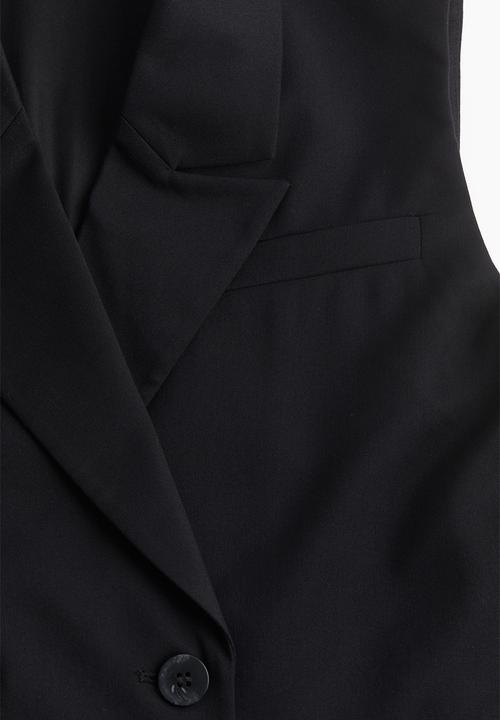 H&M - Sleeveless blazer - black