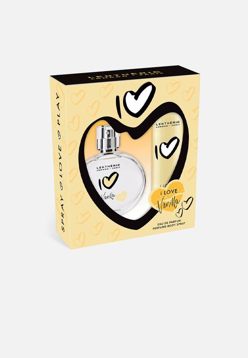 Lentheric  - Lentheric I Love Vanilla Eau De Parfum 50ml & Perfume Body Spray 90ml