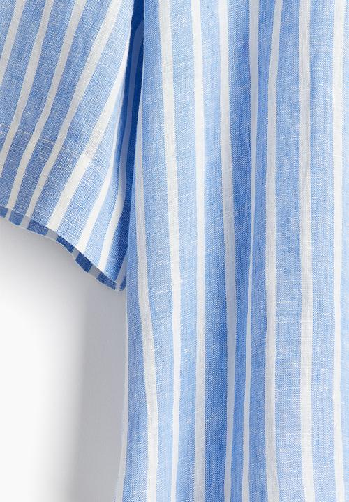H&M - Linen shirt - blue