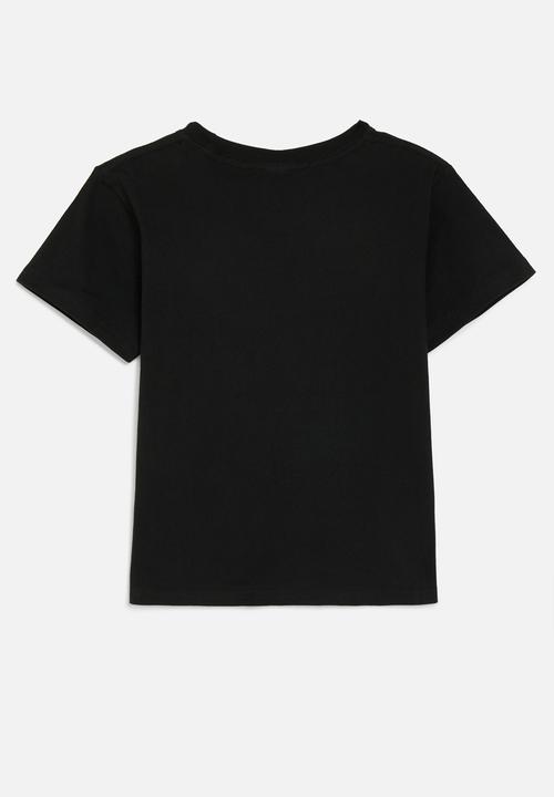 Pop Candy - Bow print tee - black