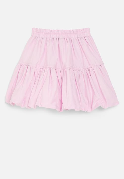 Pop Candy - Ribbon décor skirt-pink