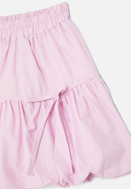 Pop Candy - Ribbon décor skirt-pink