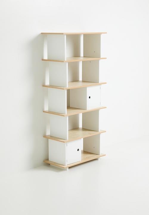 Sixth Floor - Arran shelf - natural & white