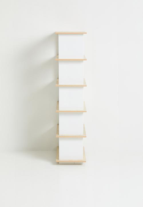 Sixth Floor - Arran shelf - natural & white