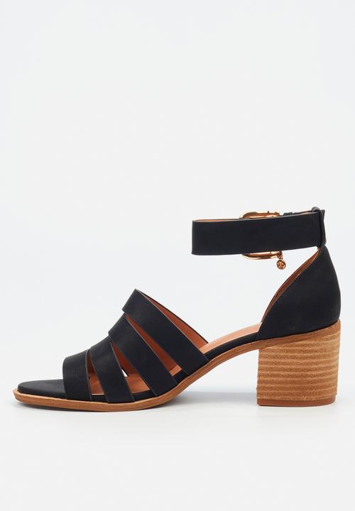 Miss Black - Seranno 3 block heel - black