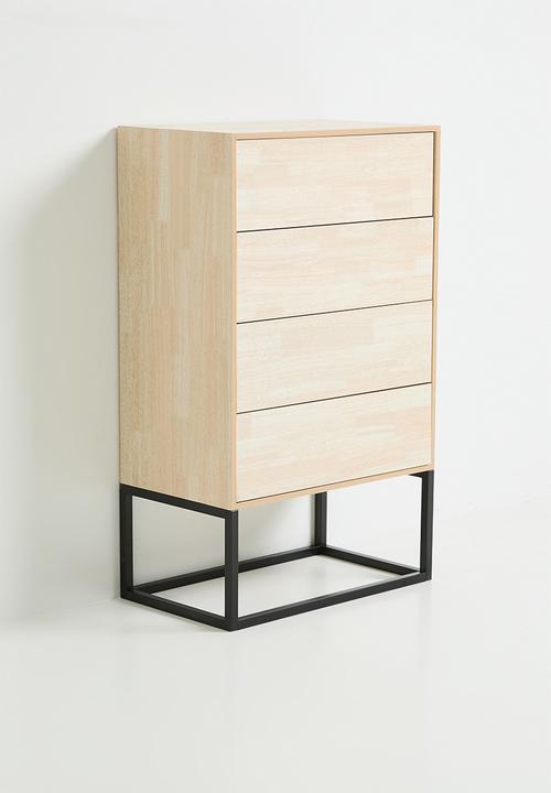 Sixth Floor - Kingston 4 drawers  - Natural
