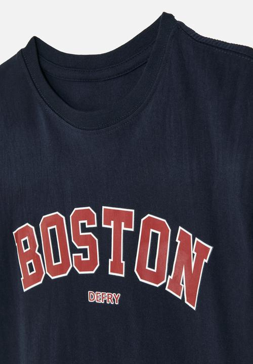Pop Candy - Boston crew tee-blue