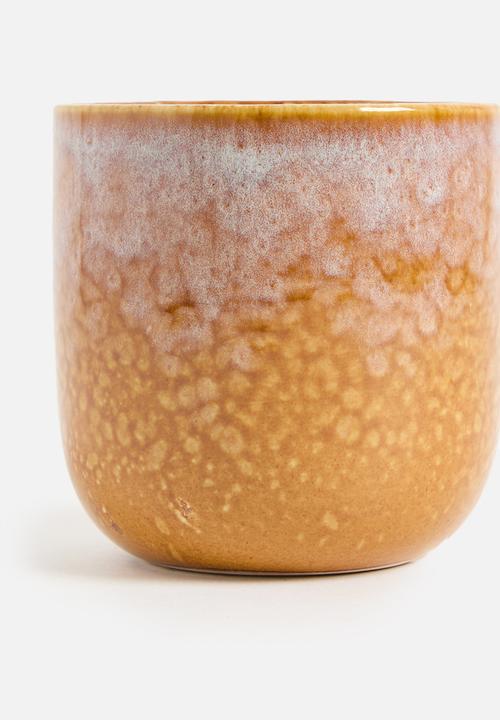 H&S - Scented Ceramic Candle Oud Wood - Taupe