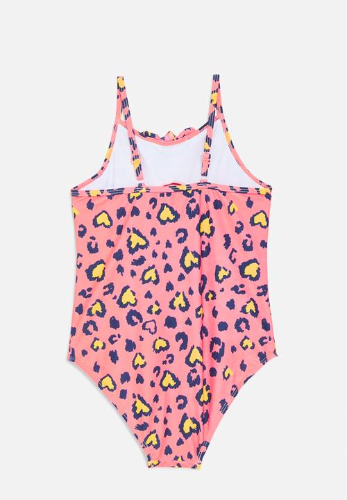 Pop Candy - Heart print swimsuit-pink
