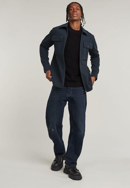G-STAR - GPO Zip Overshirt - legion blue