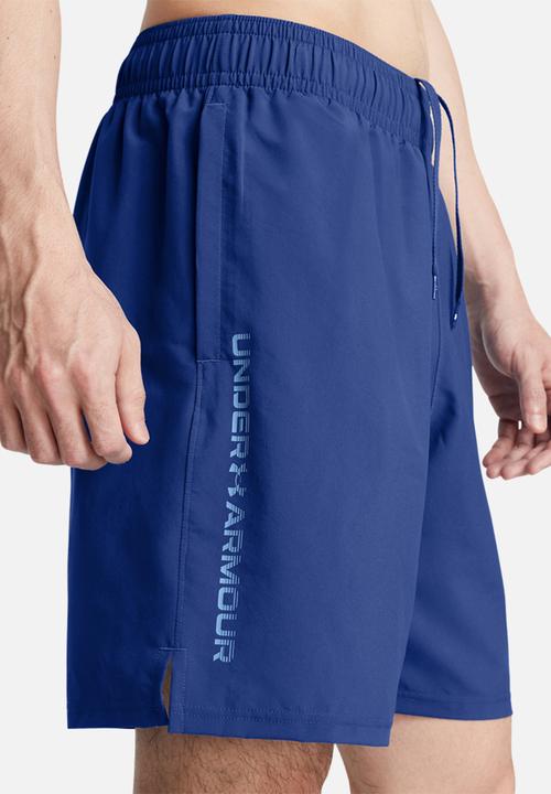 Under Armour - UA Woven Wordmark Shorts - Tech Blue & Horizon Blue