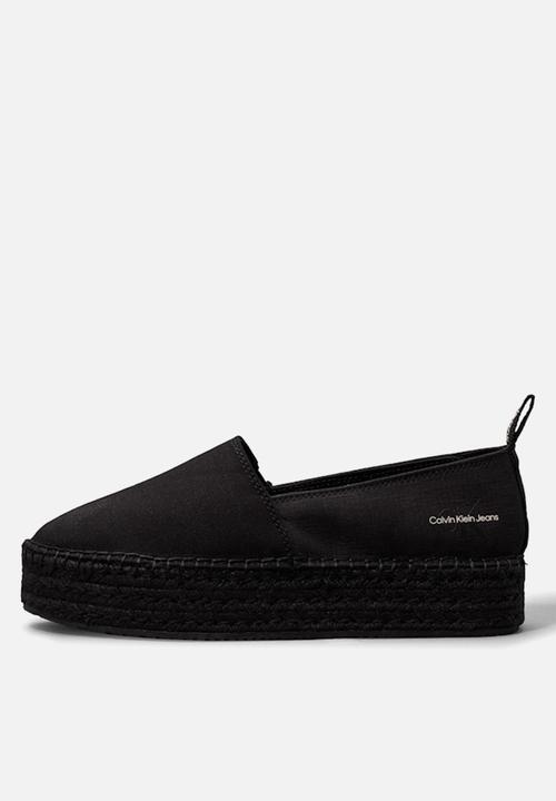 Calvin Klein - Platform espadrille - black