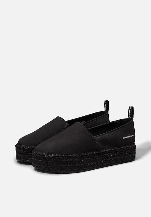 Calvin Klein - Platform espadrille - black