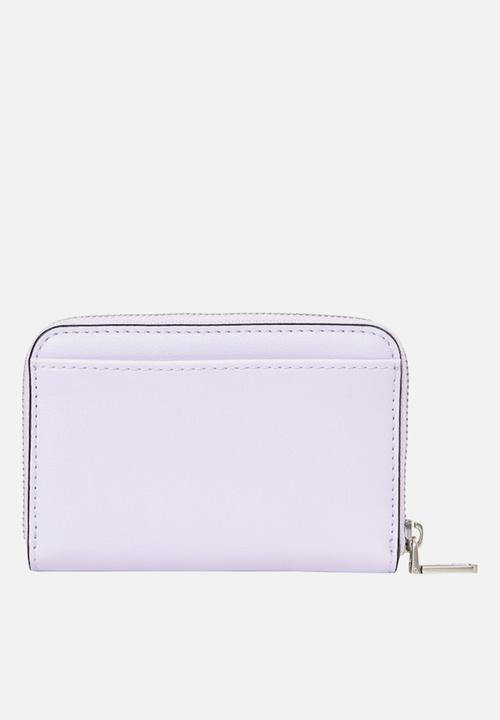 Calvin Klein - Scuplted medium zip around purse - pastel lilac