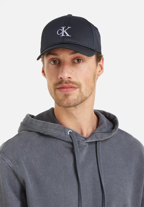 Calvin Klein - Monogram embro cap - black/pastel lilac