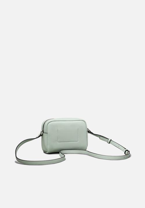 Calvin Klein - Scuplted camera bag - cameo green