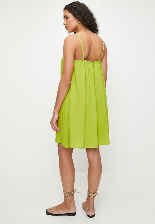 Superbalist - Mini Trapeze Dress - Green