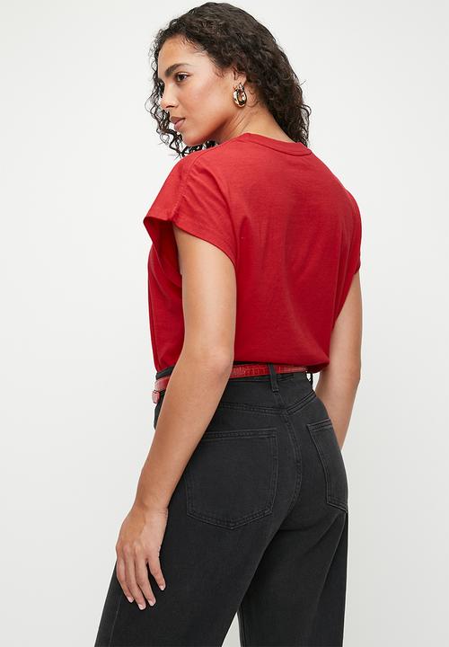 Superbalist - Grown On Sleeve Tee - Red