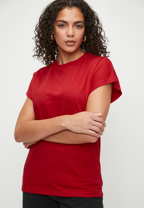 Superbalist - Grown On Sleeve Tee - Red