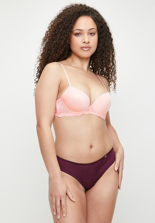 KANGOL - 2 Pack bra - ruby/toasted champagne