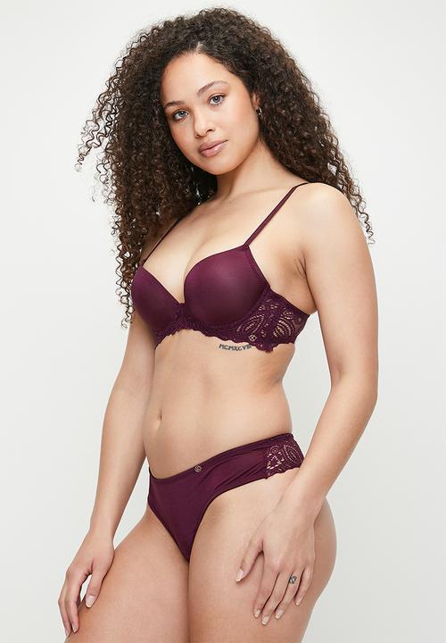 KANGOL - 2 Pack bra - ruby/toasted champagne