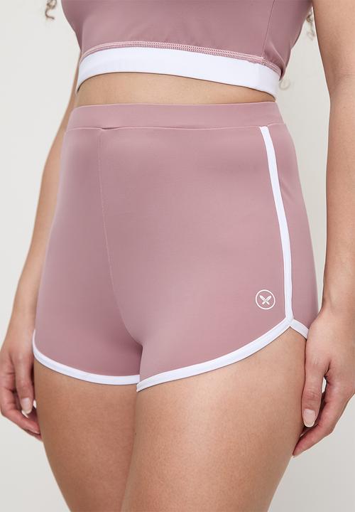 Lizzy - Rhodes Ladies elasticated hot pnt short - pink
