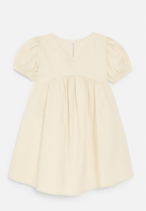 Pop Candy - Floral applique dress - off white
