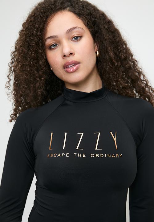 Lizzy - Forelle Ladies Long sleeve rashie - Black