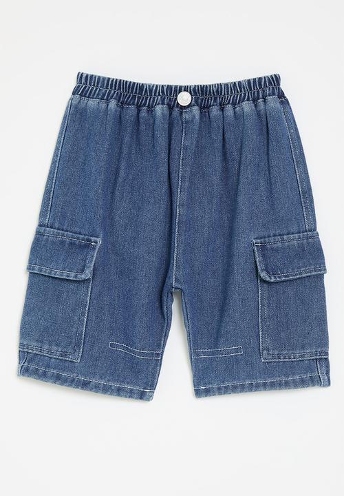 Pop Candy - Utility shorts - dark blue