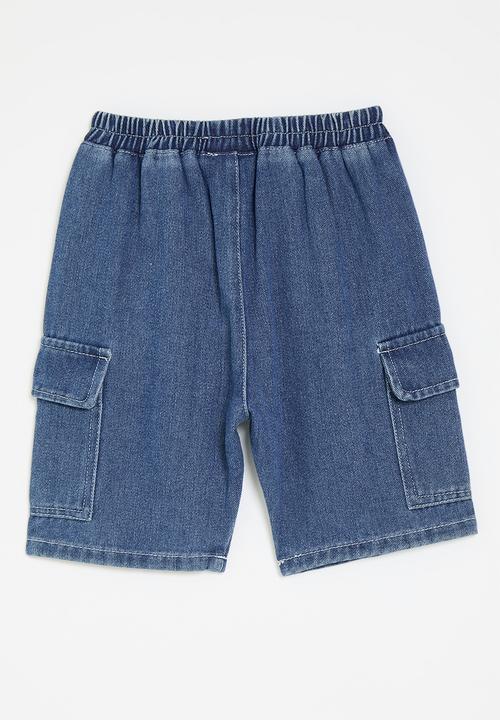 Pop Candy - Utility shorts - dark blue