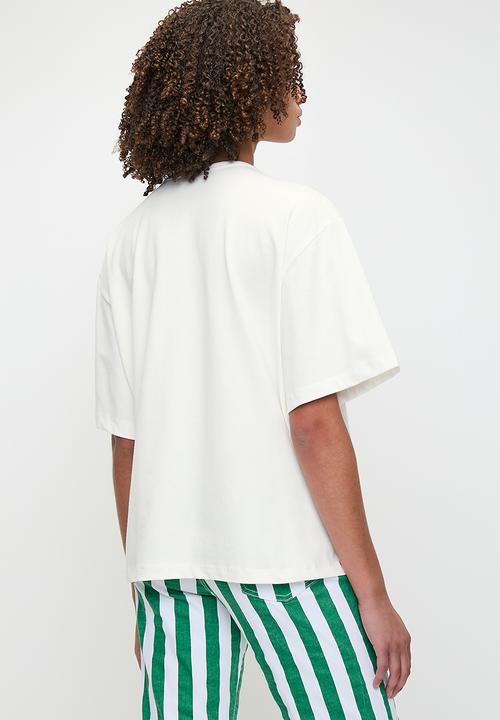 Me&B - Statement Tee With Cocktail Gingham Print - Cocktail