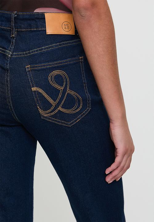 Me&B - Straight Leg Jeans In Dark Wash - Dark Wash