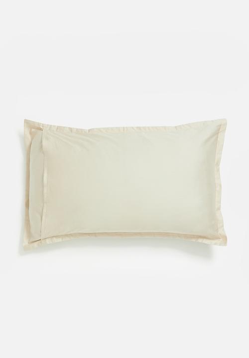 Sixth Floor - T400 Egyptian cotton oxford king pillowcase - stone