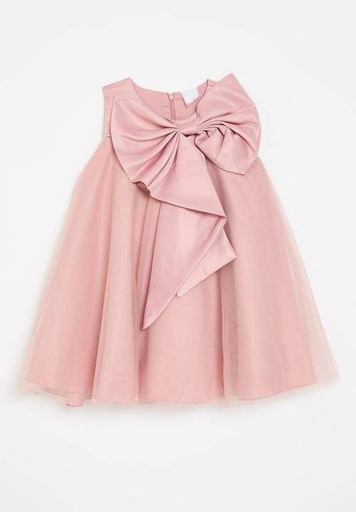 Pop Candy - Bow décor dress - pink